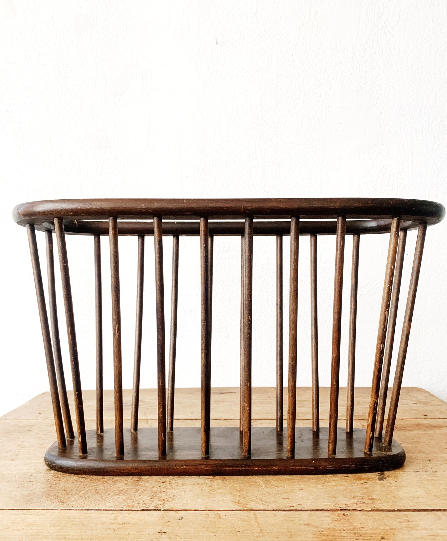 Mid Century Wood Magazine/Album Holder