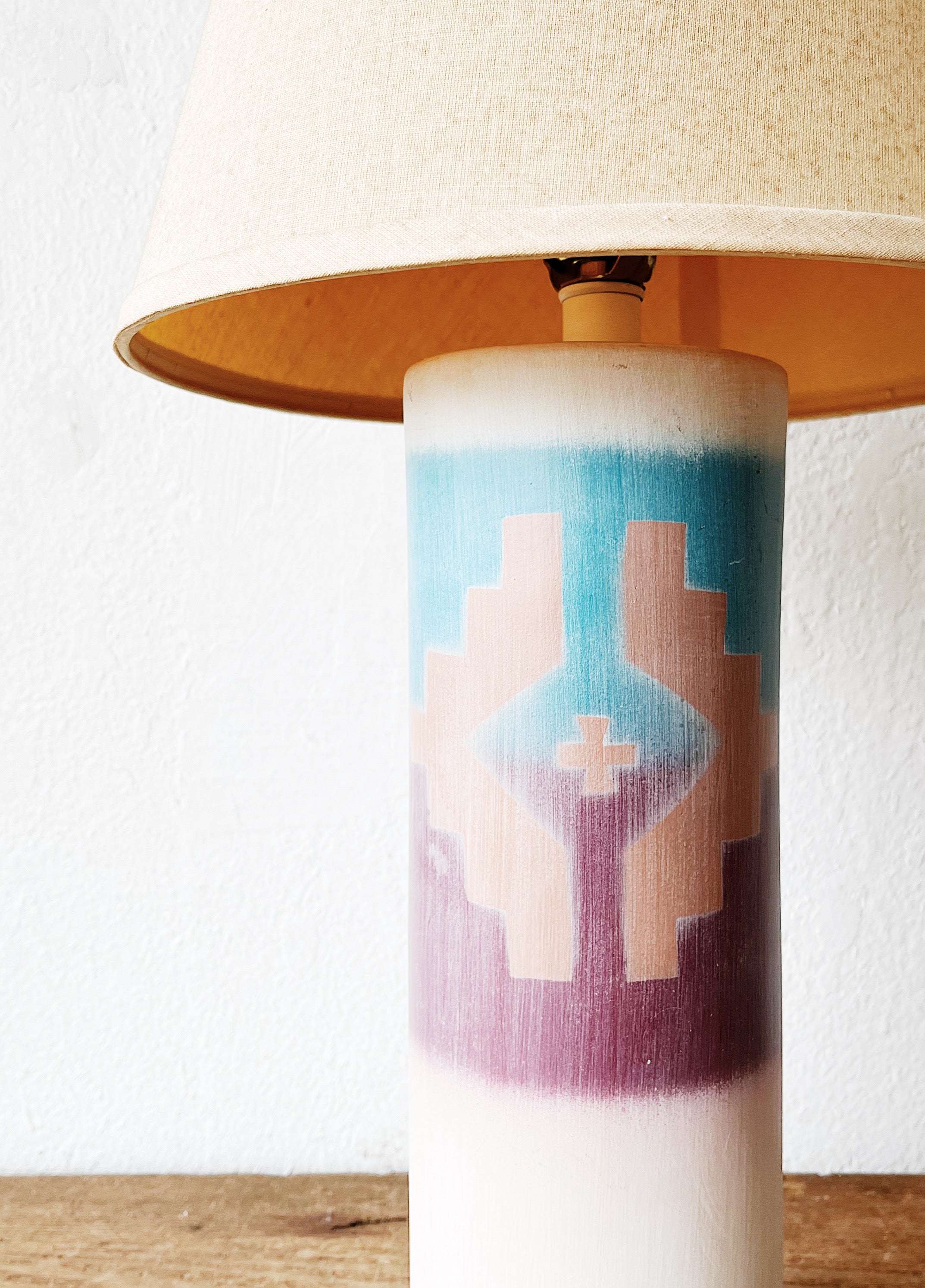 Vintage Southwestern Ceramic Lamp