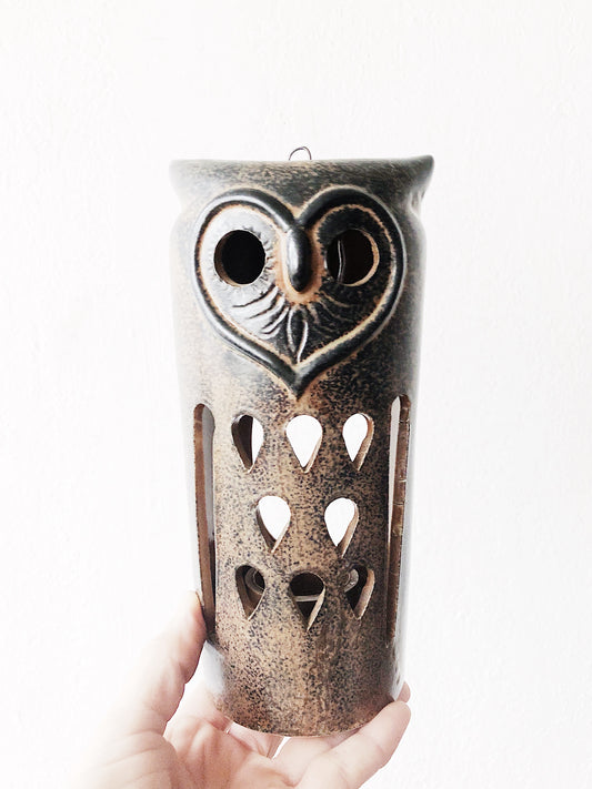 Mid Century Owl Lantern