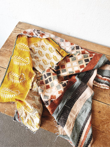 Vintage Kantha Scarf
