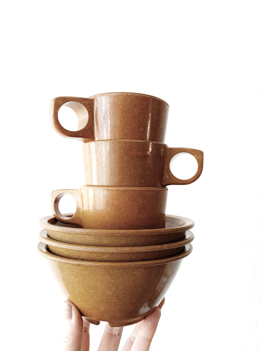 Halsey Butterscotch Melamine 1966