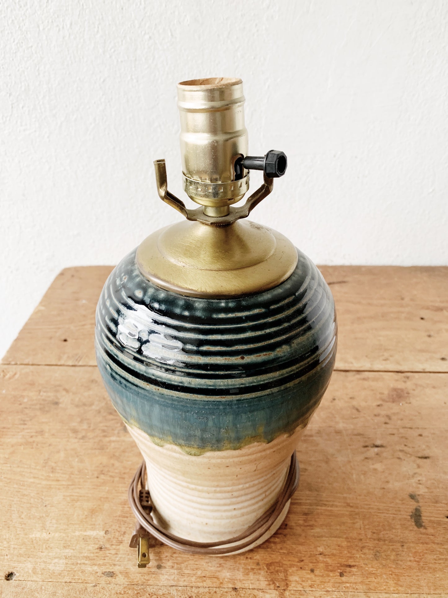 Vintage Pottery Lamp