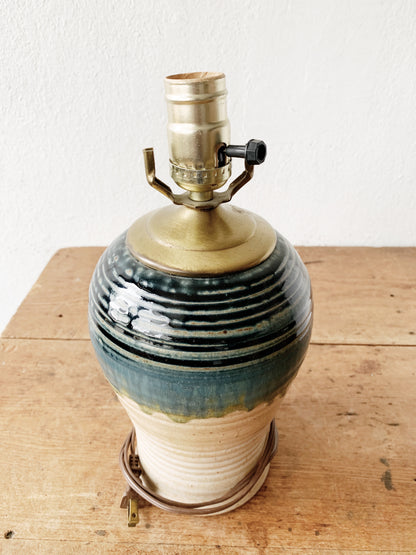 Vintage Pottery Lamp