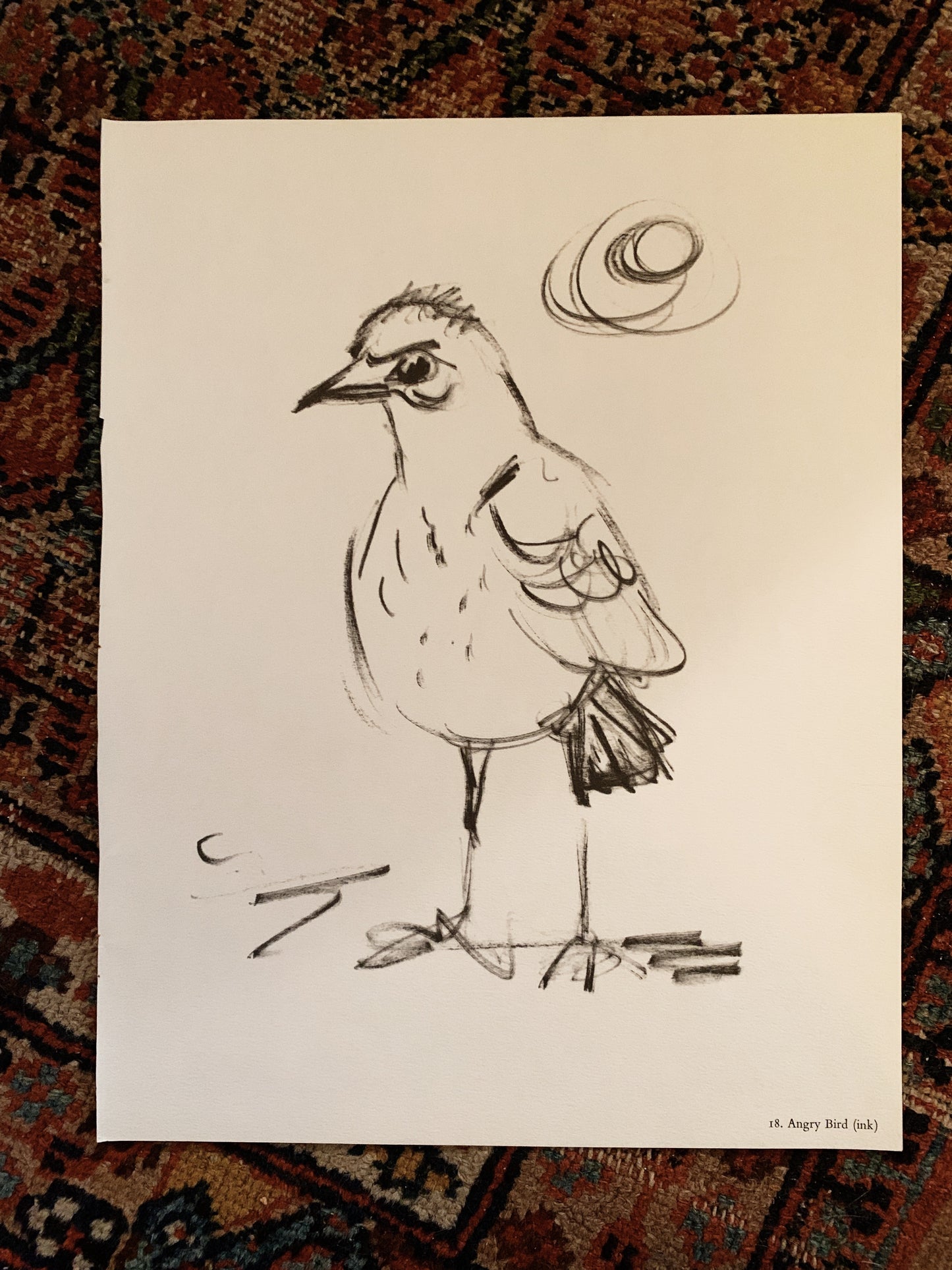 Vintage Amanda Snyder Bird Print