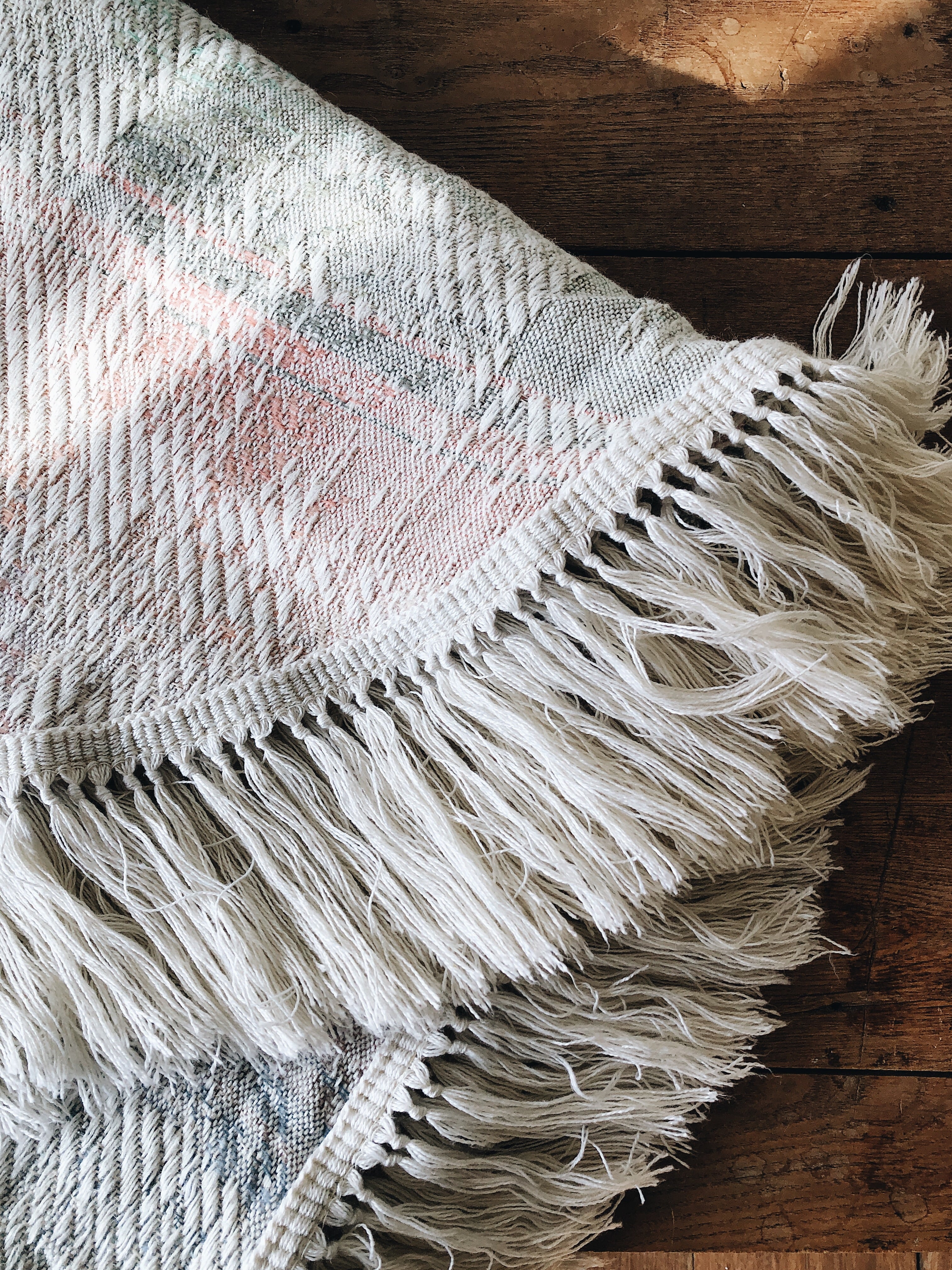 Vintage Fringed Furniture Cover - Thumbnail 3