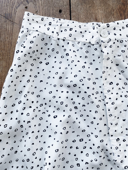 Vintage Rayon Skirt with Pockets