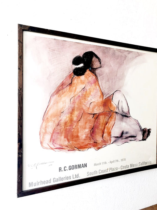 Vintage Signed RC Gorman Litho