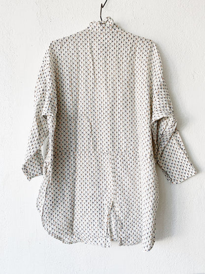 FLAX Long Linen Button Up