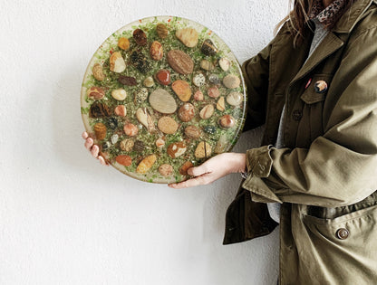 Large Resin Trivet / Art Piece