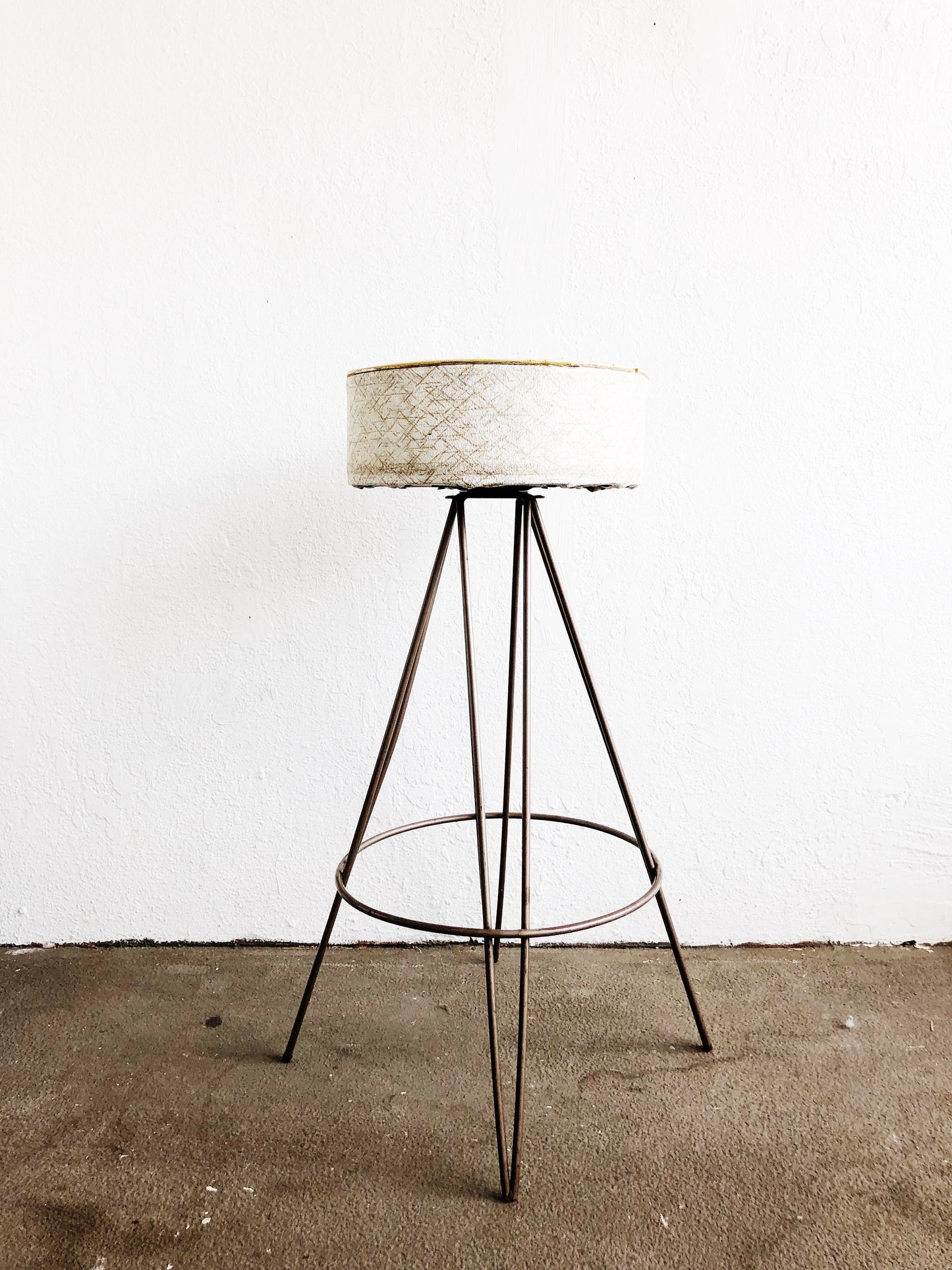 Mid Century Swivel Stool