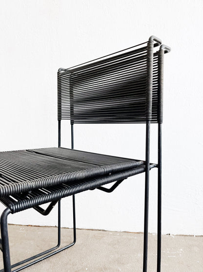 Pair Original Giandomenico Belotti for Fly Line Spaghetti Chairs