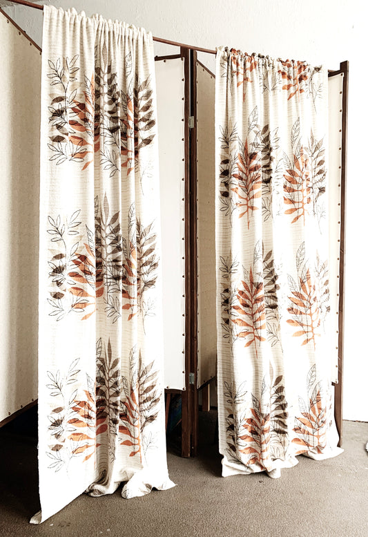 Mid Century Curtain Panels