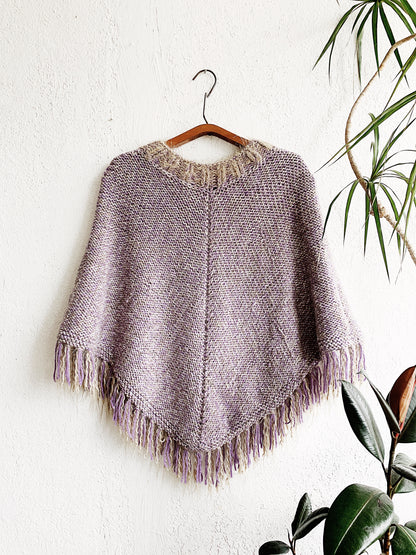 Super Soft Hand Knit Poncho