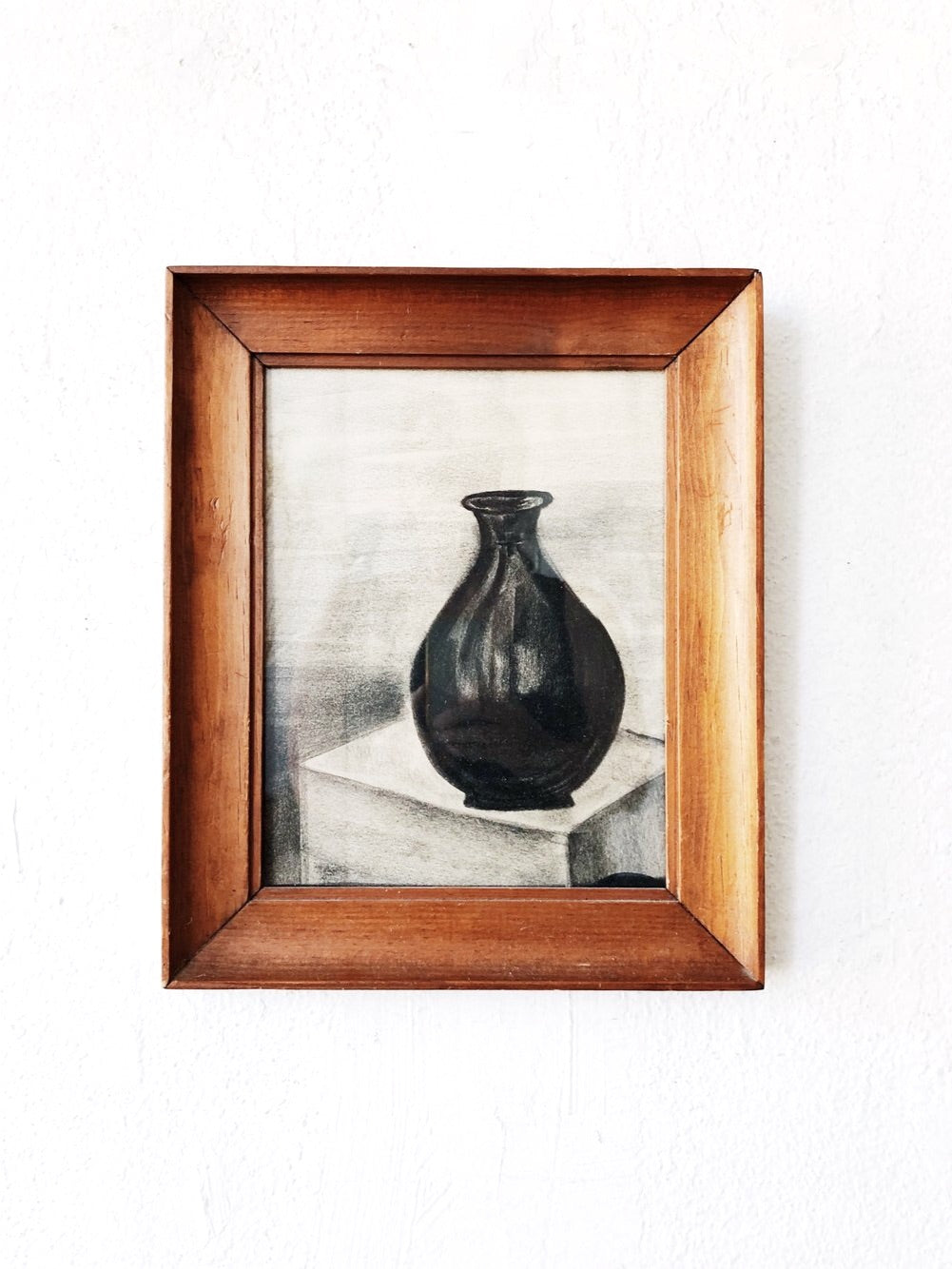 Vintage Original Charcoal Still Life