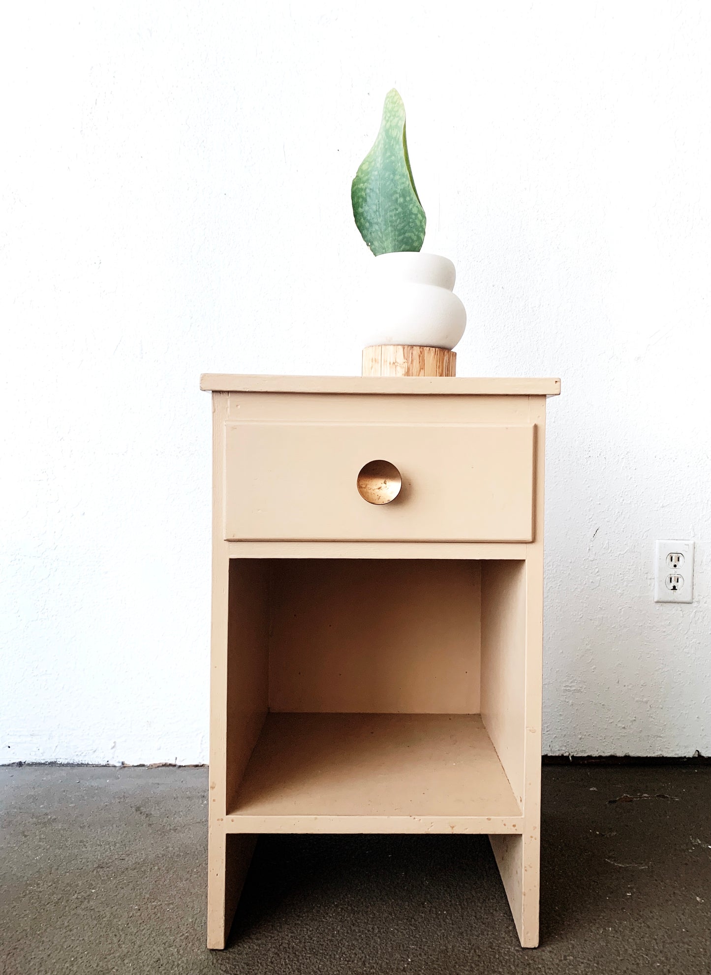 Vintage Solid Wood Night Stand