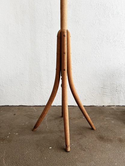 Vintage Natural Wood Hall Tree