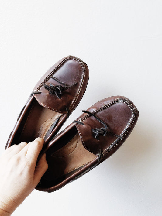 Vintage LL Bean Leather Mocs
