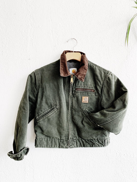 Kids Fleece Lined Carhartt Coat