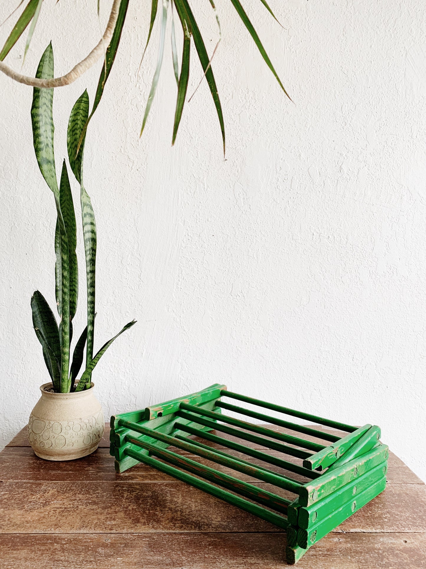 Vintage Petite Wood Drying Rack