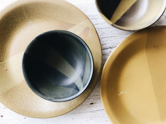 Vintage Tai Tau Mid Century Stoneware Dinner Set