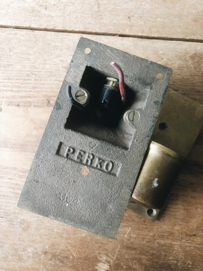 Vintage 1930s Brass Marine Sconce