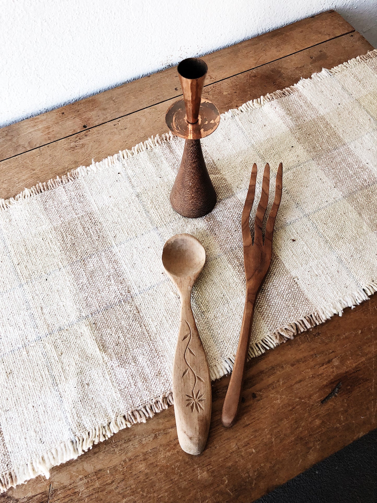 Vintage Homespun Runner