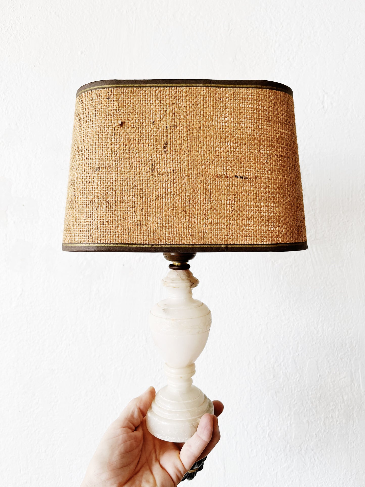 Antique Marble Lamp