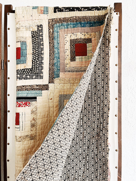 Antique Early 1900s Cotton Quilt