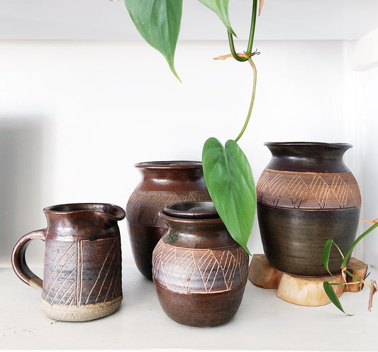 Vintage Botswanan Pottery