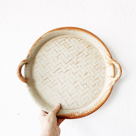 Handmade Stoneware Platter