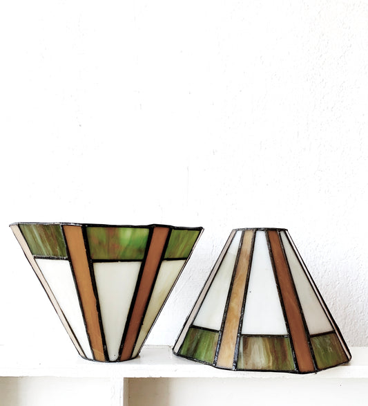Vintage Stained Glass Shade