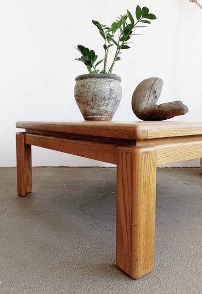 Chunky Vintage Oak Coffee Table