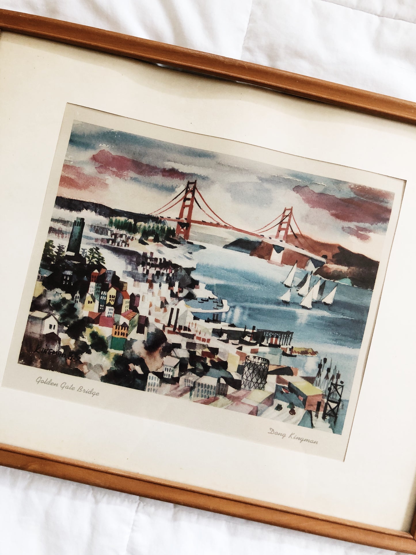 Mid Century Dong Kingman San Francisco Litho
