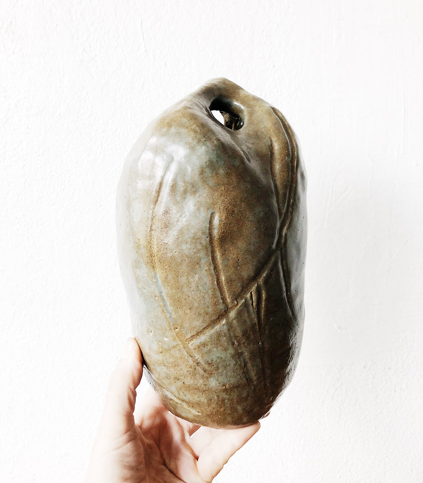 Handmade Brutalist Ikebana Vase