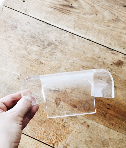 Vintage Clear Lucite Stand