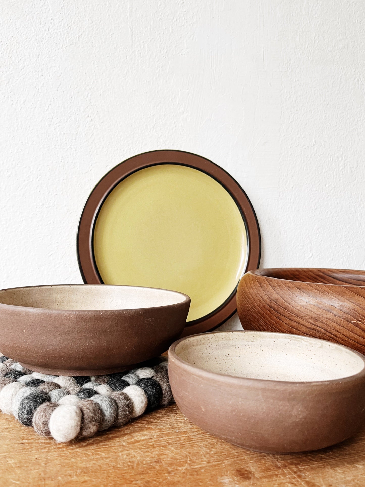 Handmade Stoneware Nesting Bowls