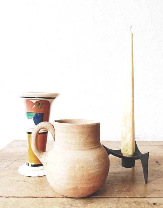 Vintage Terracotta Pitcher