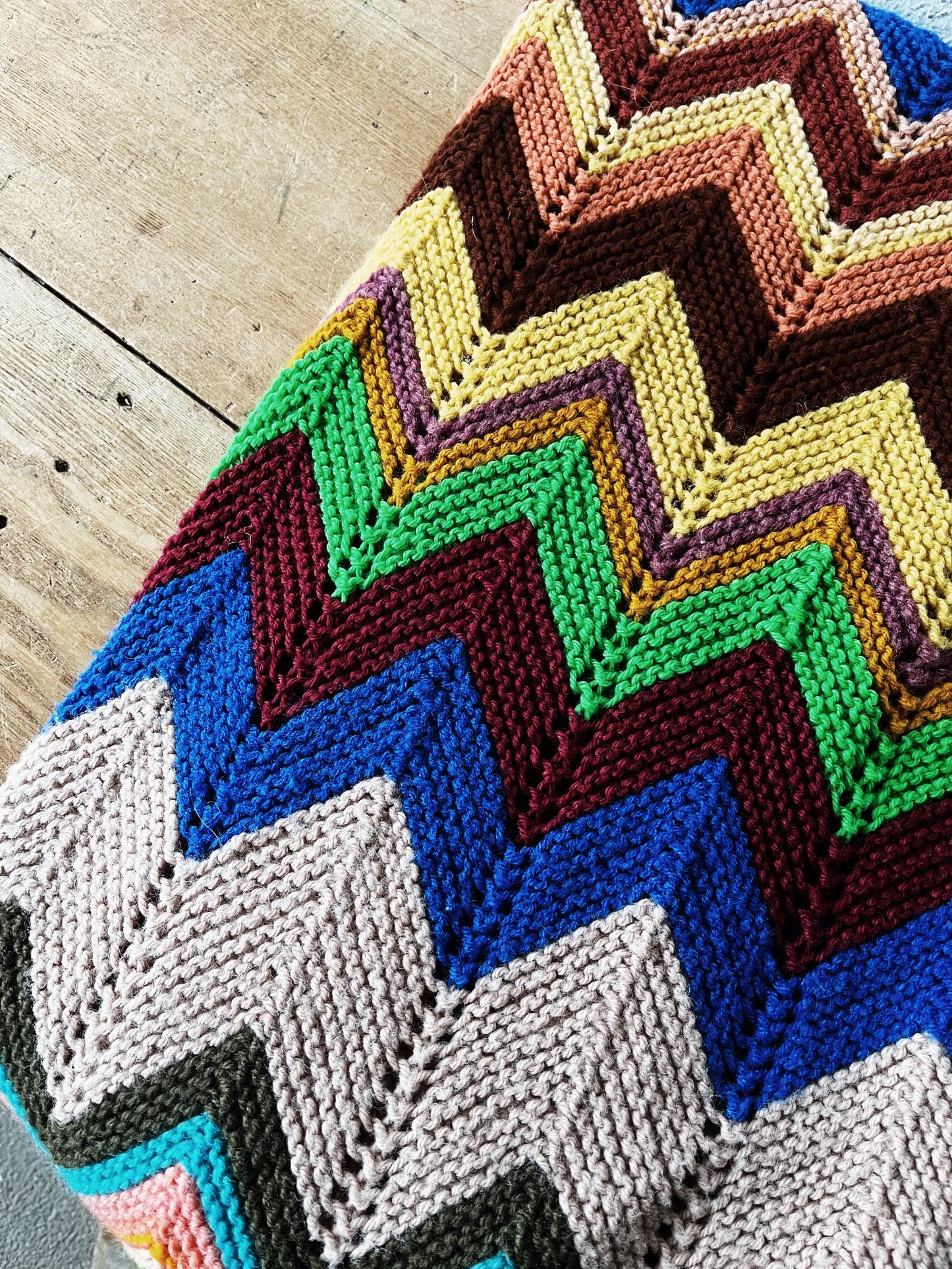 Fab Vintage Crocheted Blanket