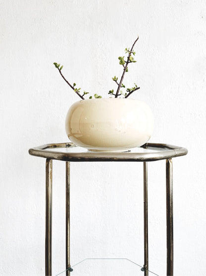 Vintage Octagonal Chrome Stand