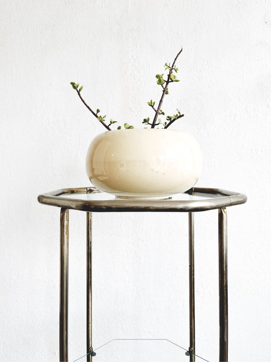 Vintage Octagonal Chrome Stand