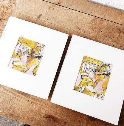Original Watercolor Abstract Painting