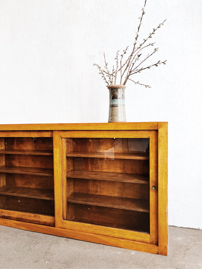 Mid Century Sliding Door Cabinet