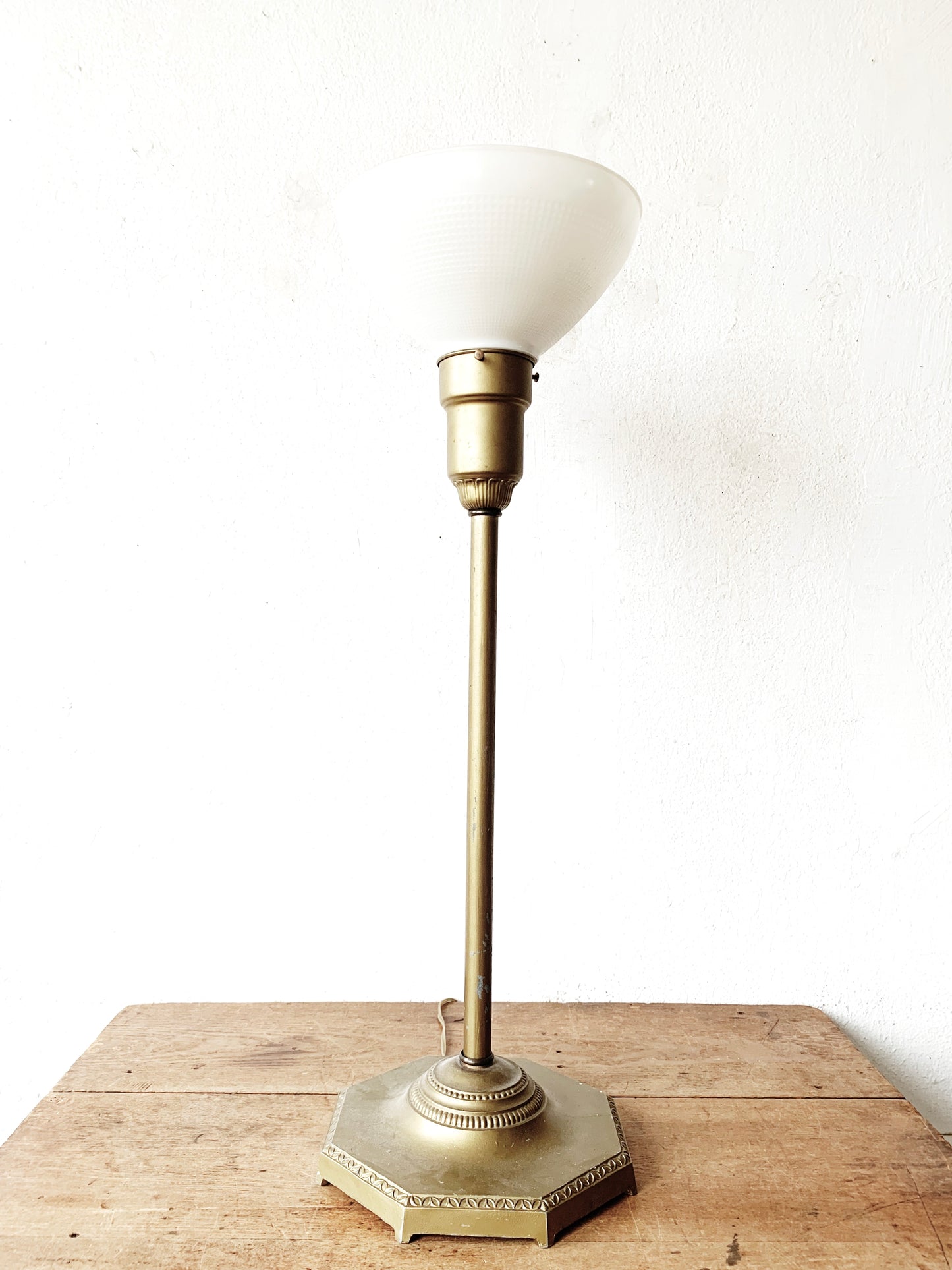 Antique Torchiere Lamp
