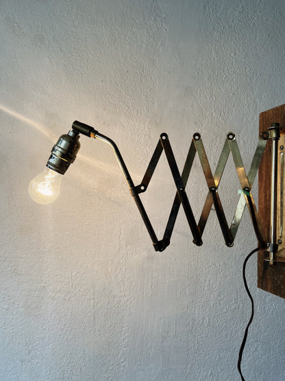 Vintage Scissor Lamp