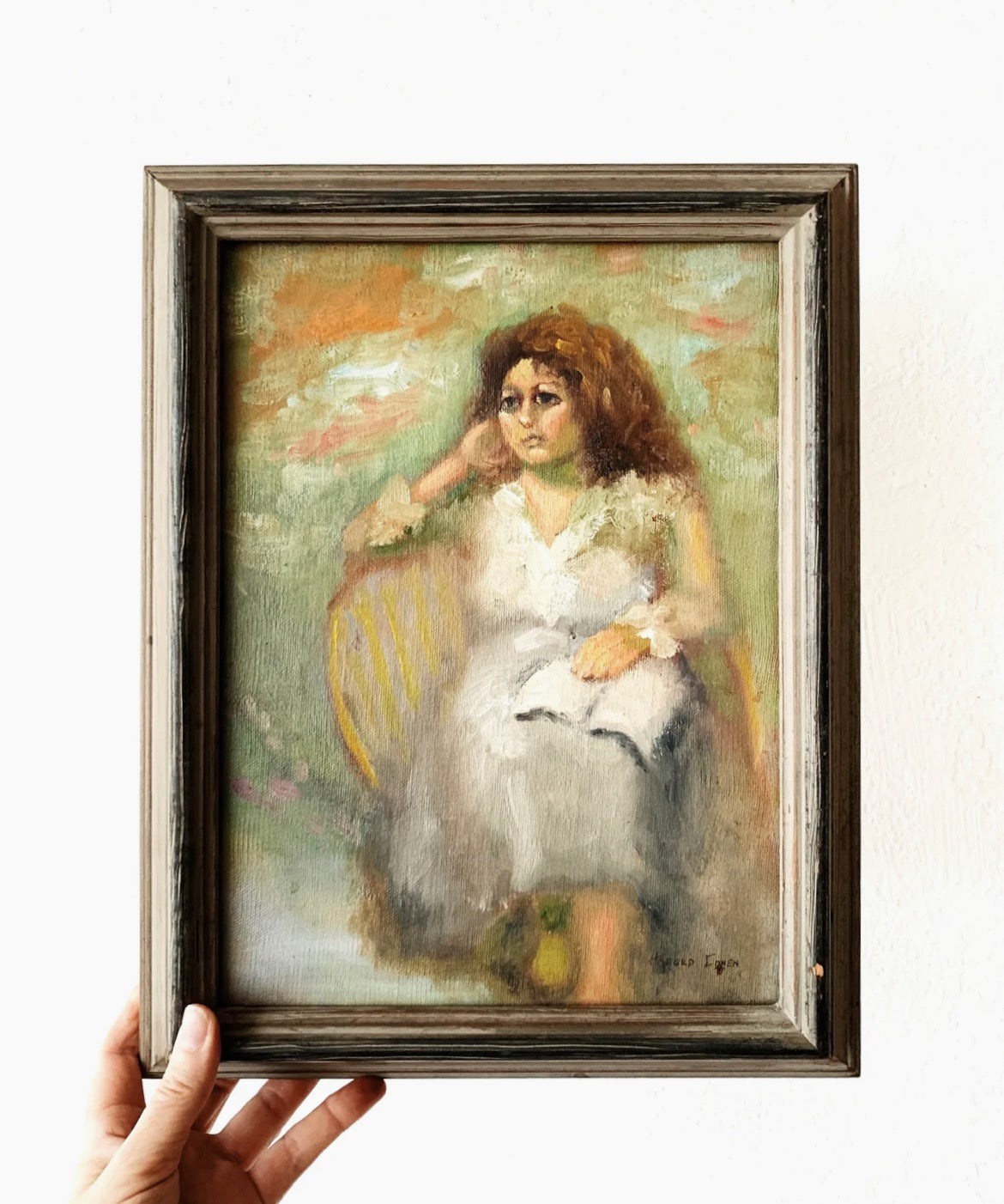 Vintage Original Framed Portrait