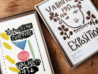 Vintage Framed Picasso Exposition Print