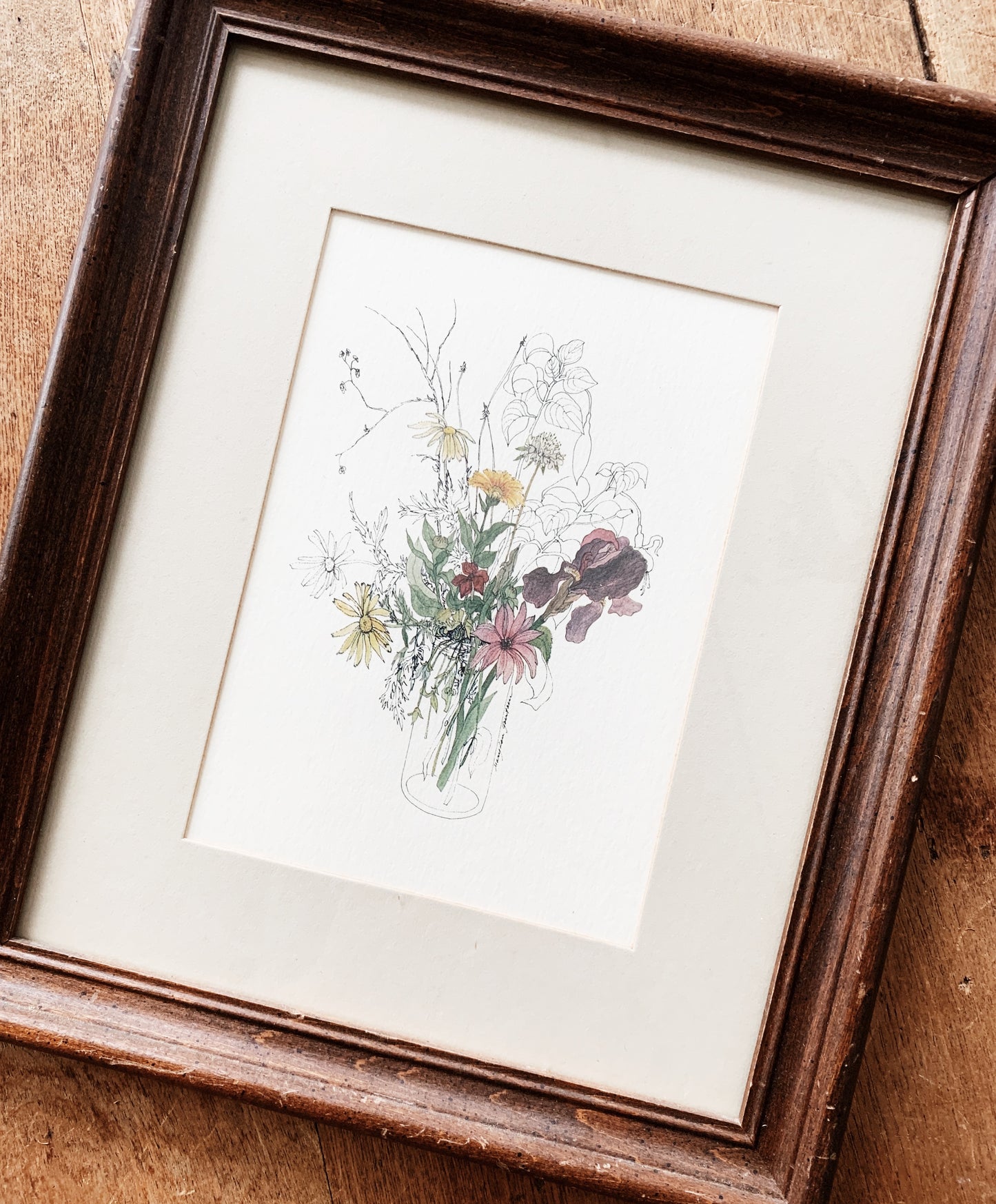 Vintage Mary Lou Goertzen Botanical Print