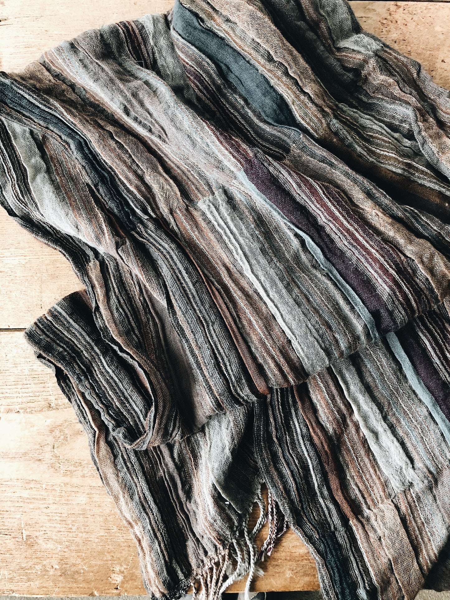 Oversized Gauzey Wool Scarf