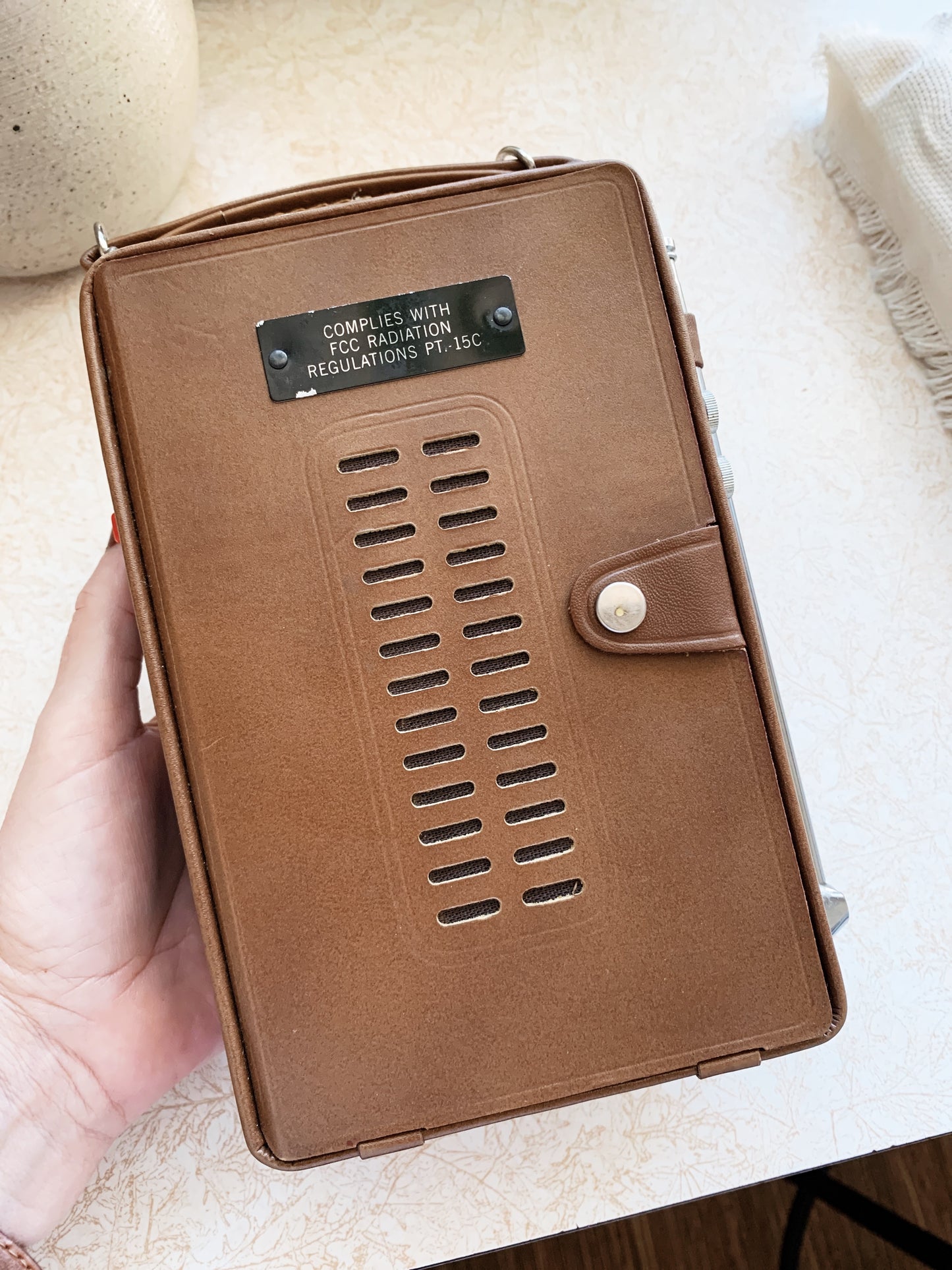 Mid Century GE AM/FM Portable Radio