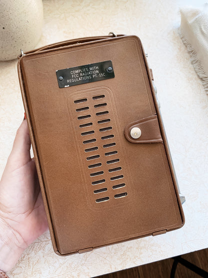 Mid Century GE AM/FM Portable Radio